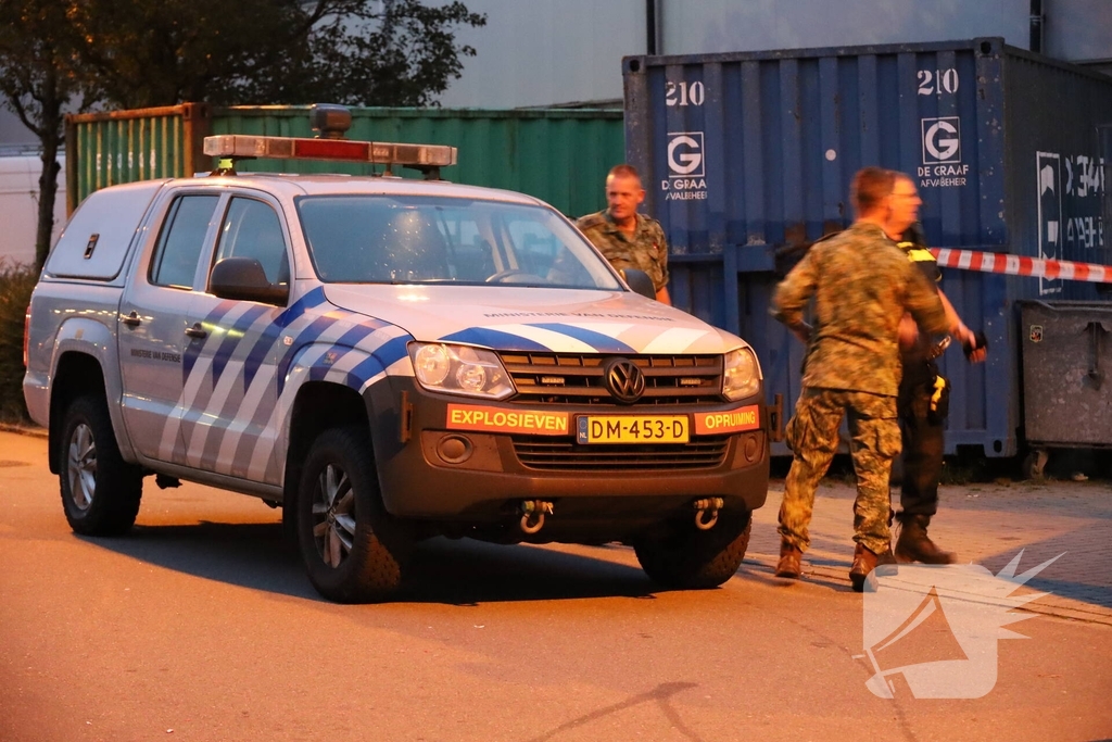 Explosief gevonden bij kringloopwinkel