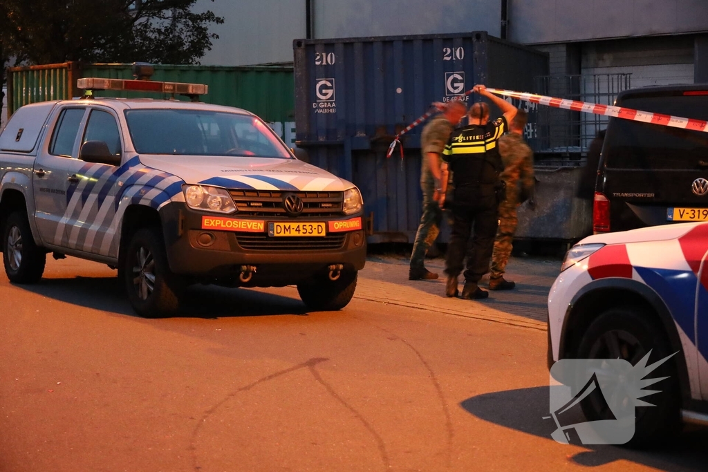 Explosief gevonden bij kringloopwinkel