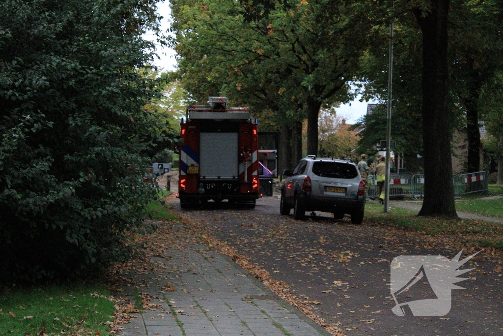 Scootmobiel onderzocht door brandweer