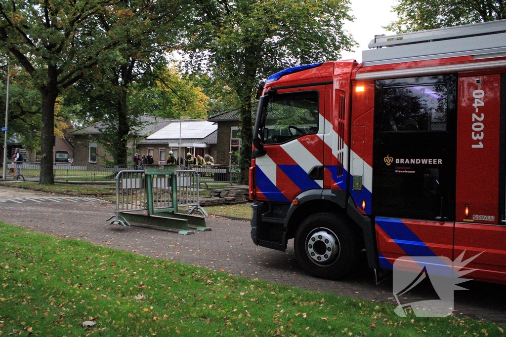 Scootmobiel onderzocht door brandweer