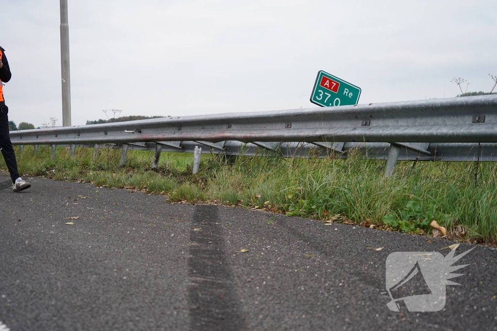 Voertuigen zwaar beschadigd bij ongeval op snelweg