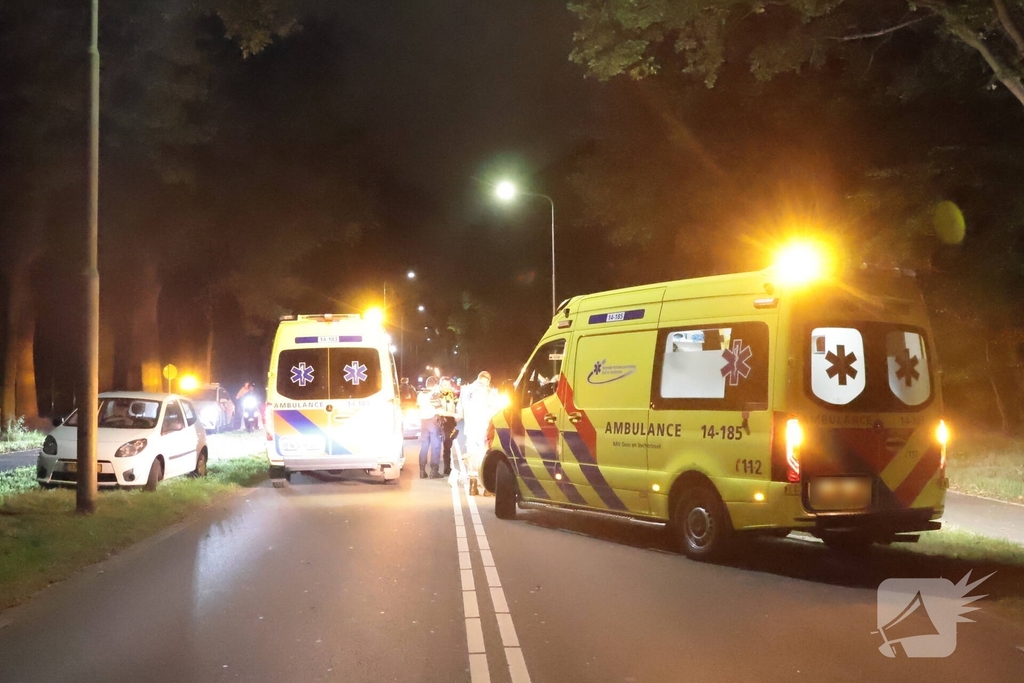 Zwaargewonde bij aanrijding in Laren