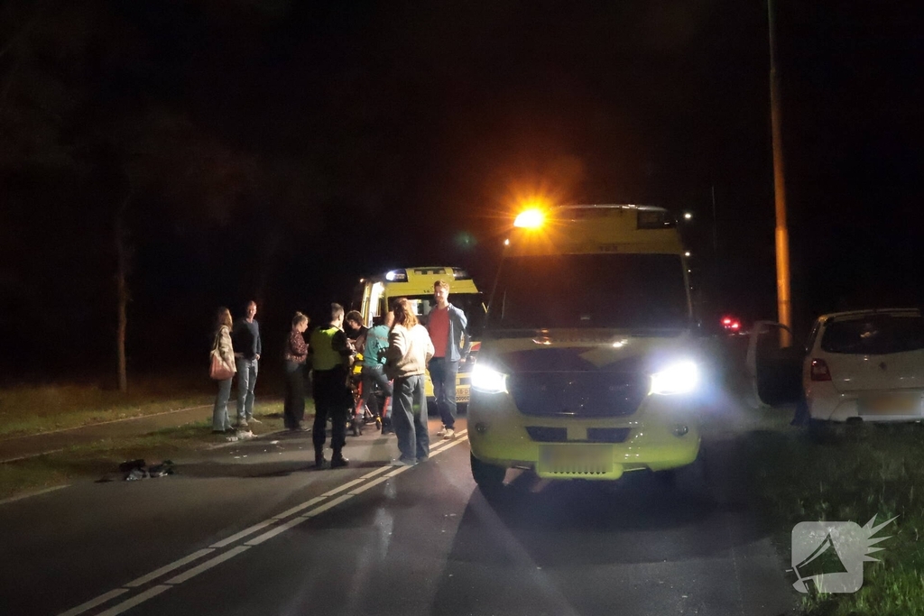 Zwaargewonde bij aanrijding in Laren