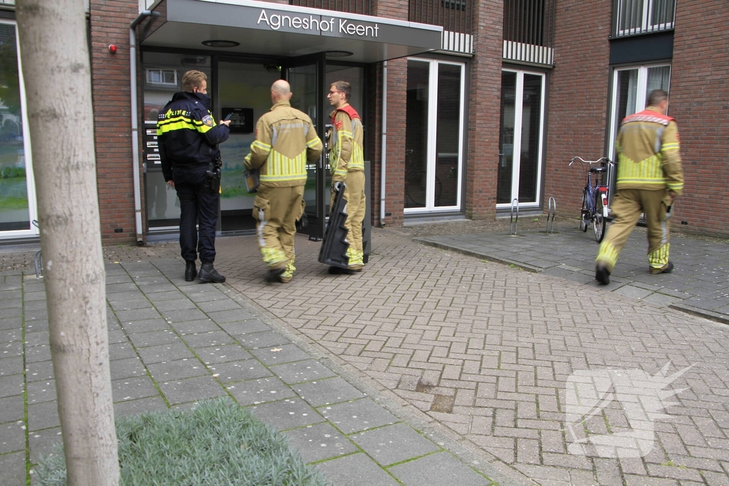 Deur open geboord bij koolmonoxidealarm