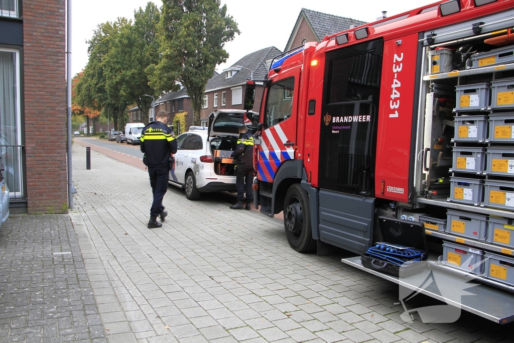 Deur open geboord bij koolmonoxidealarm