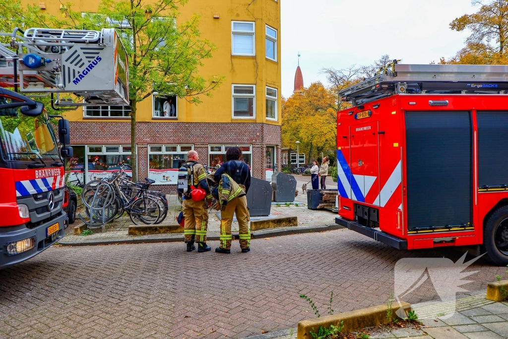 Woningbrand door vergeten pan leidt tot rookschade