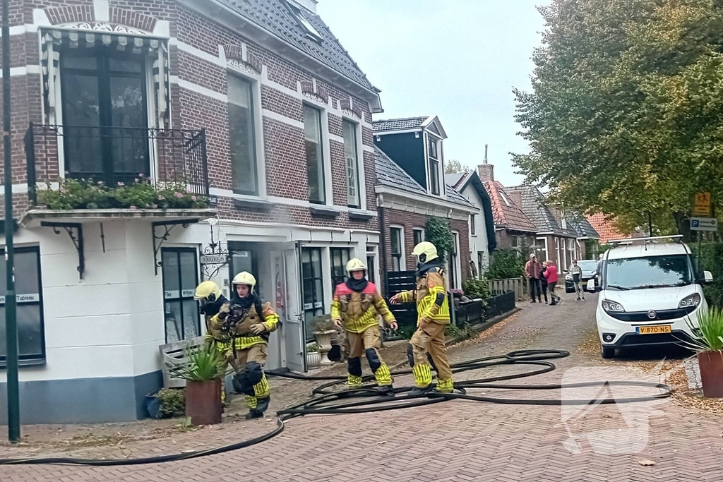 Flinke rookontwikkeling bij woningbrand