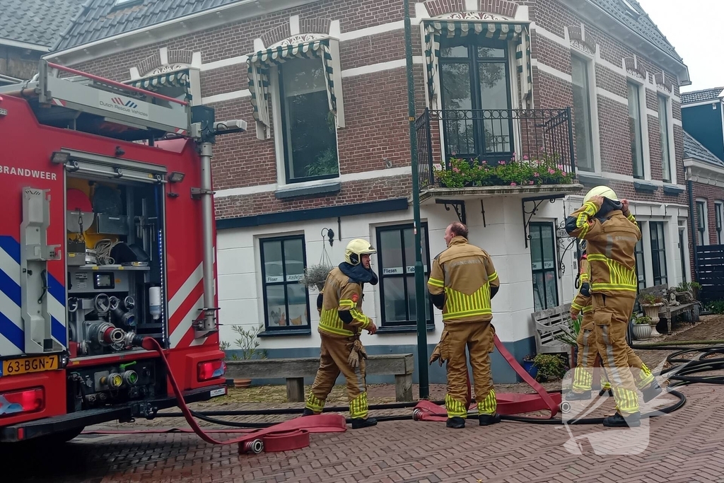 Flinke rookontwikkeling bij woningbrand
