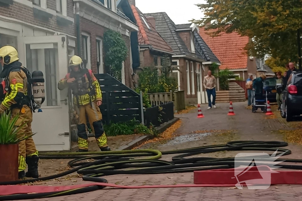 Flinke rookontwikkeling bij woningbrand
