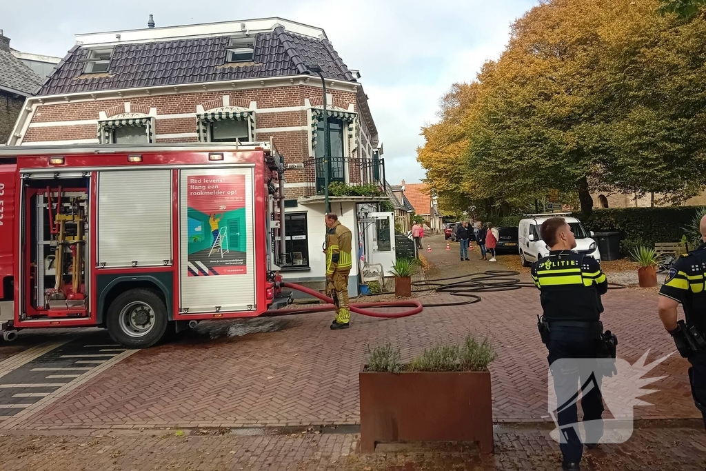Flinke rookontwikkeling bij woningbrand