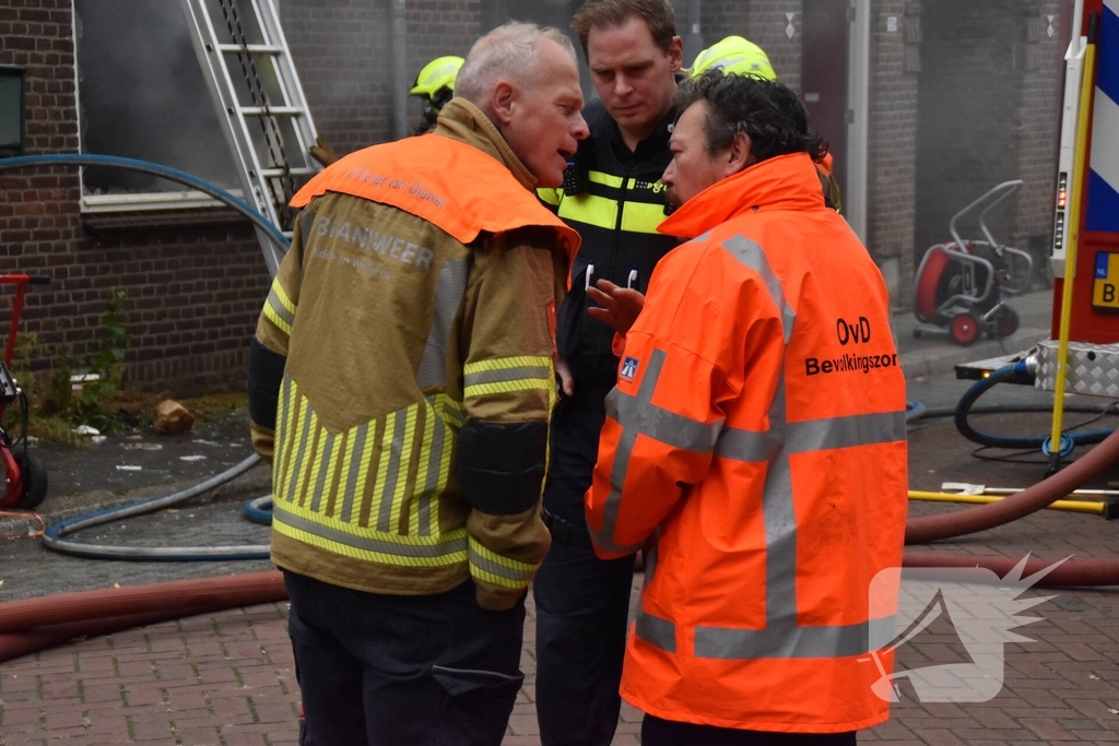 Woningbrand met grote rookontwikkeling