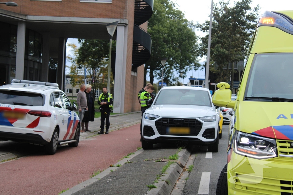 Lesauto betrokken bij ongeval met meerdere voertuigen