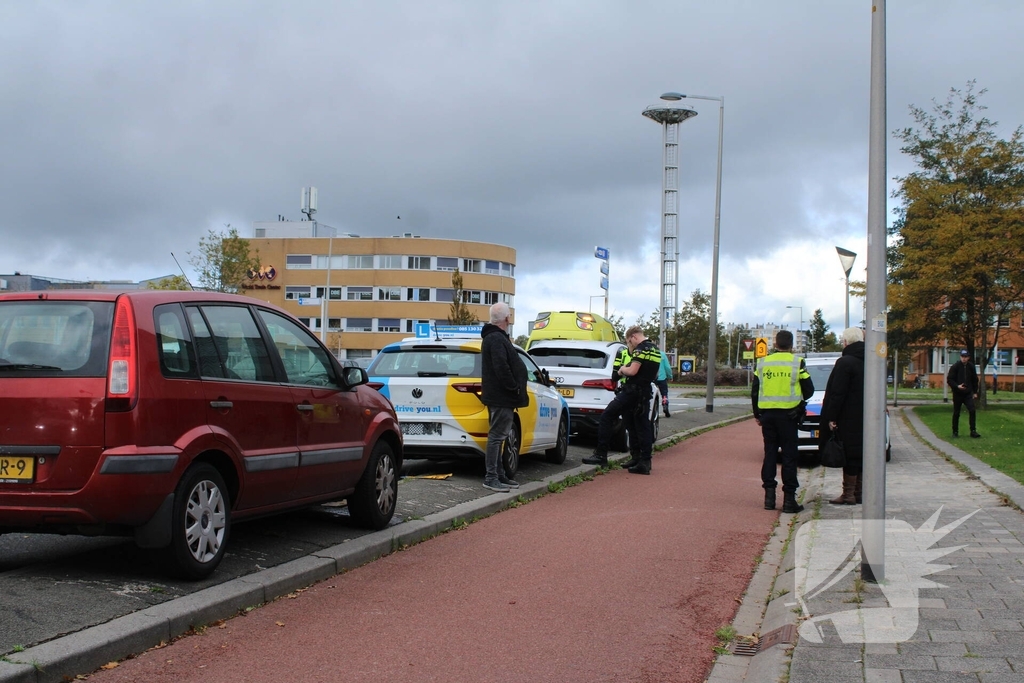 Lesauto betrokken bij ongeval met meerdere voertuigen