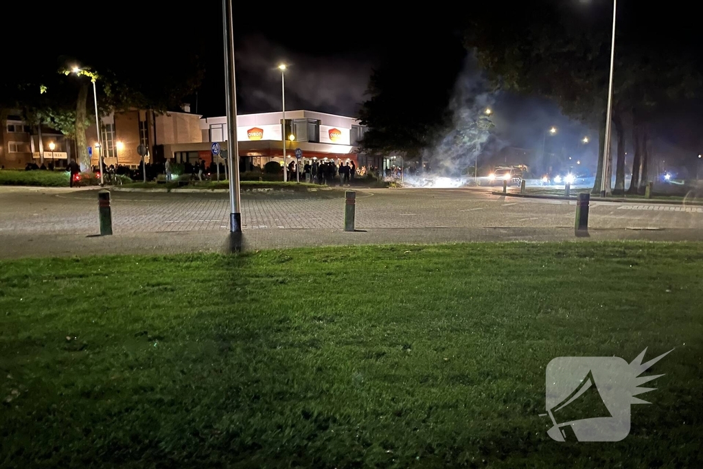 Opnieuw ongeregeldheden bij rotonde