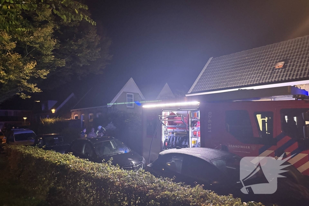 Woningbrand met veel rookontwikkeling