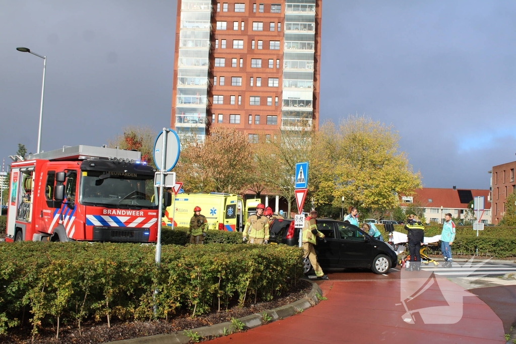 Brandweer bevrijdt beknelde fietser