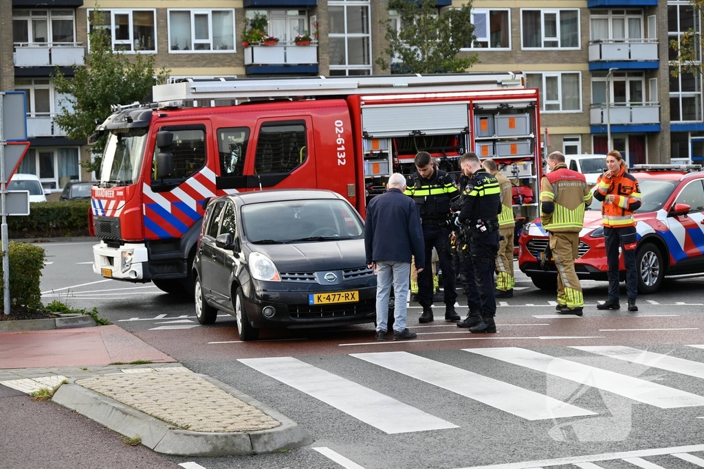 Brandweer bevrijdt beknelde fietser