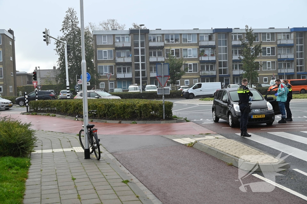 Brandweer bevrijdt beknelde fietser