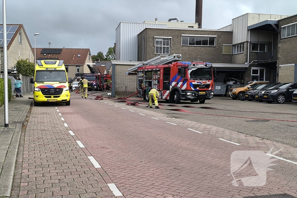 Industriebrand leidt tot grootschalige inzet