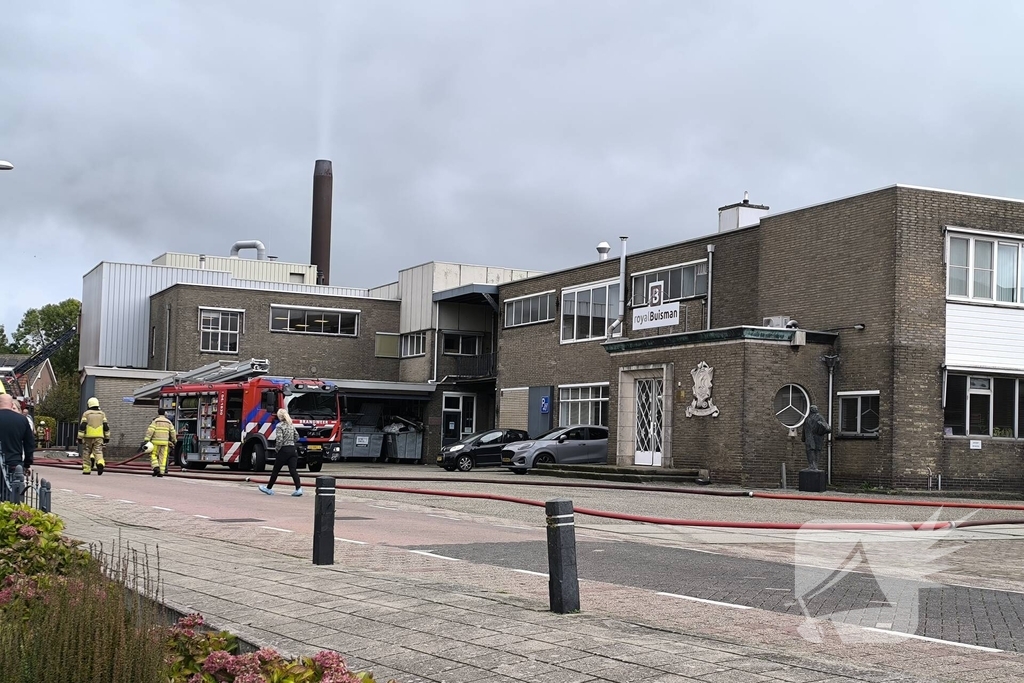 Industriebrand leidt tot grootschalige inzet
