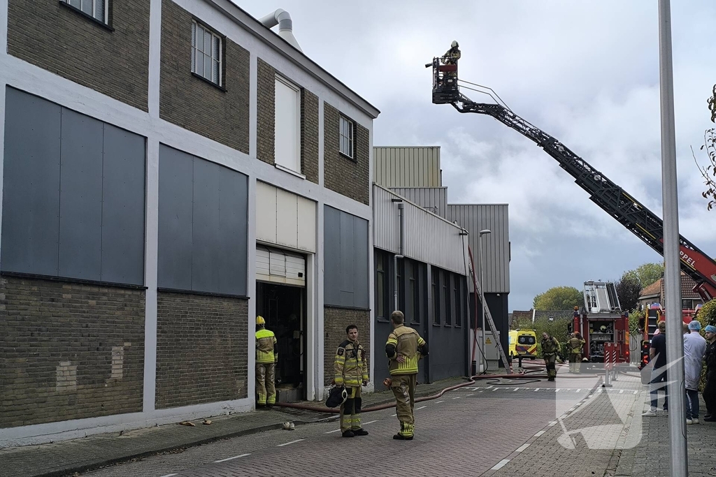 Industriebrand leidt tot grootschalige inzet