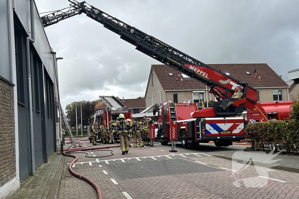 Industriebrand leidt tot grootschalige inzet