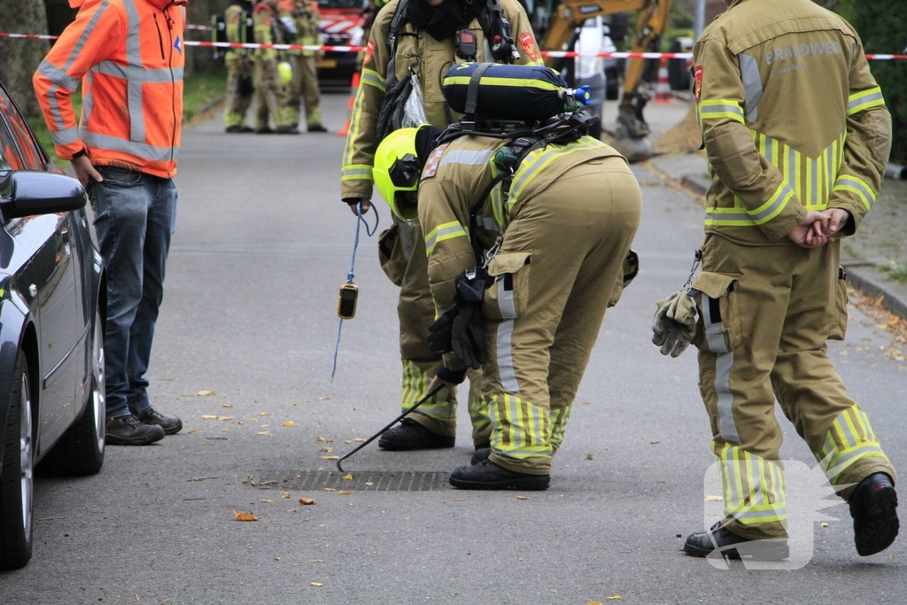 Forse gaslekkage in rioolstelsel gemeld