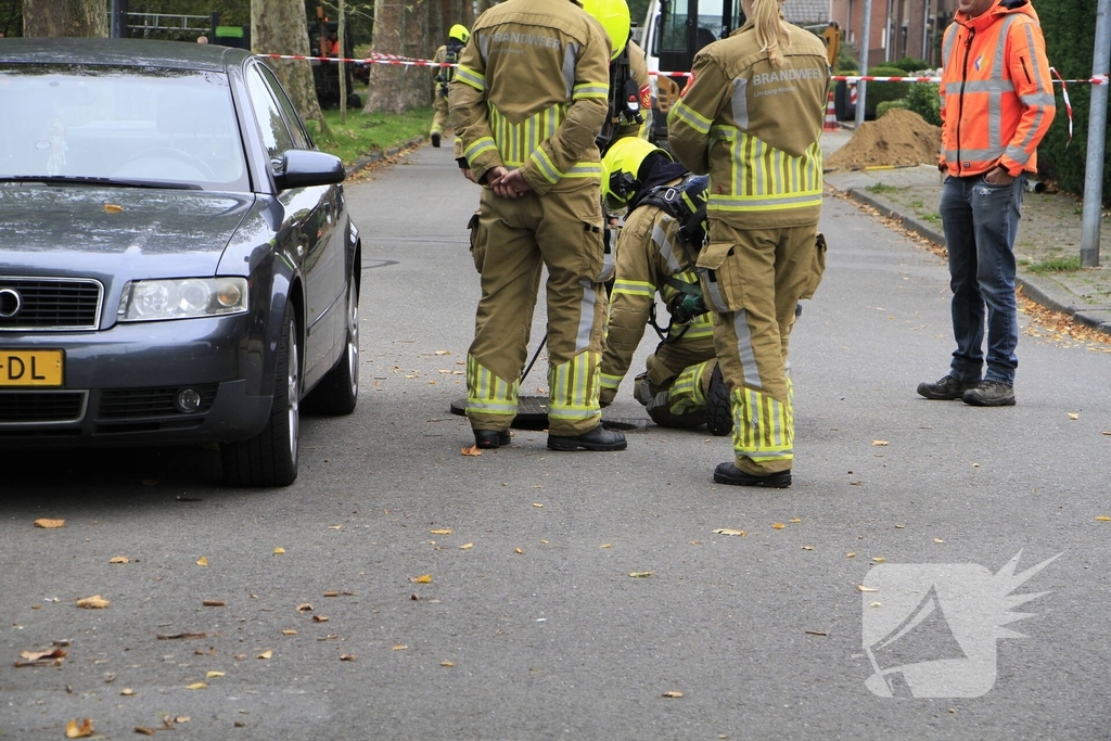 Forse gaslekkage in rioolstelsel gemeld