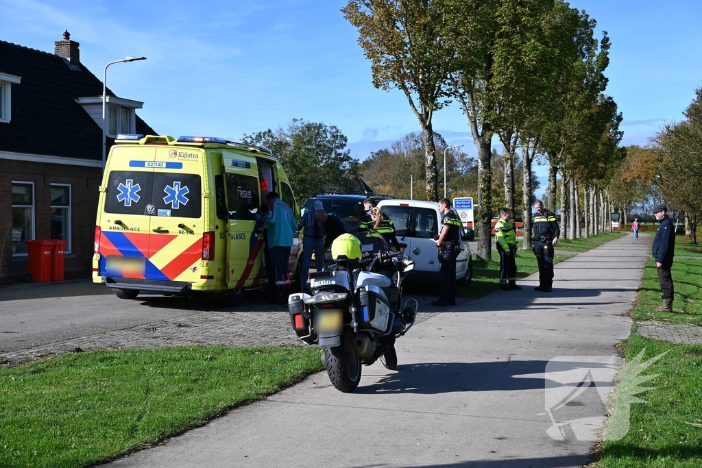 Botsing tussen fatbike en scootmobiel