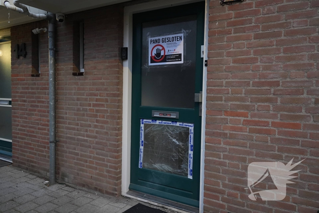 Woning gesloten na vermoedelijke aanslag