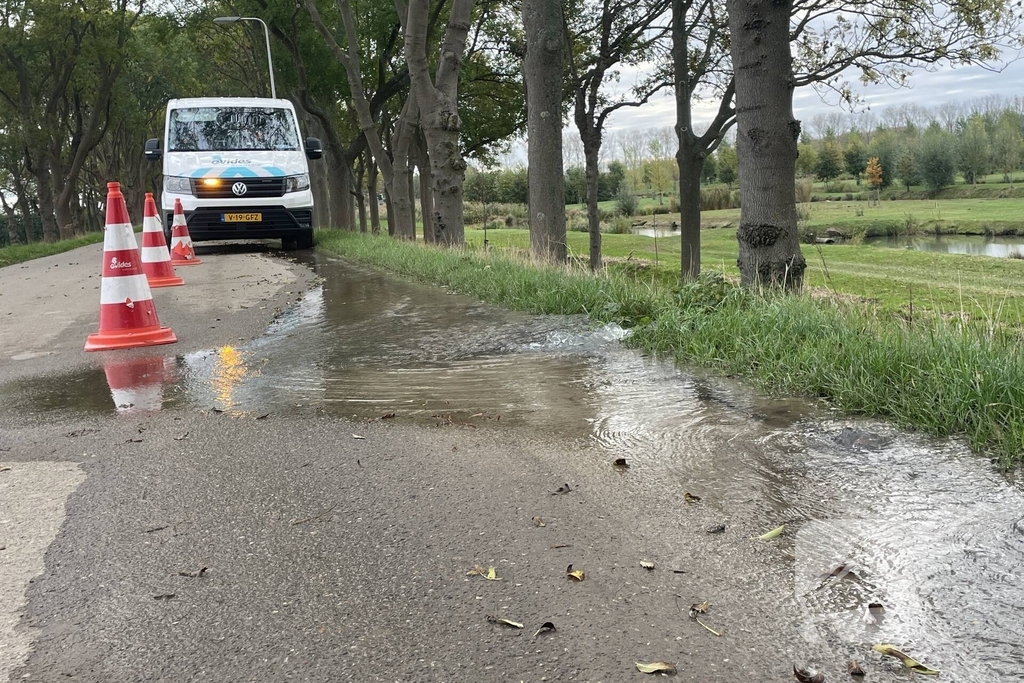 Waterlekkage langs dijk