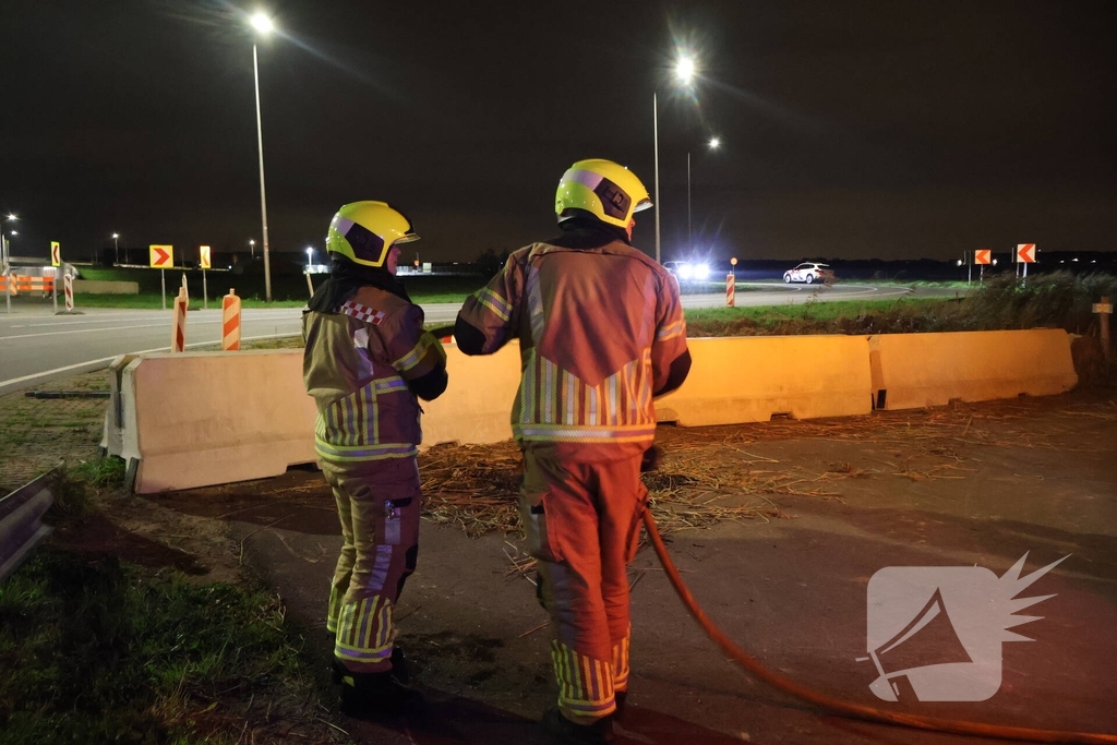 Baldadige jongeren stichten brand