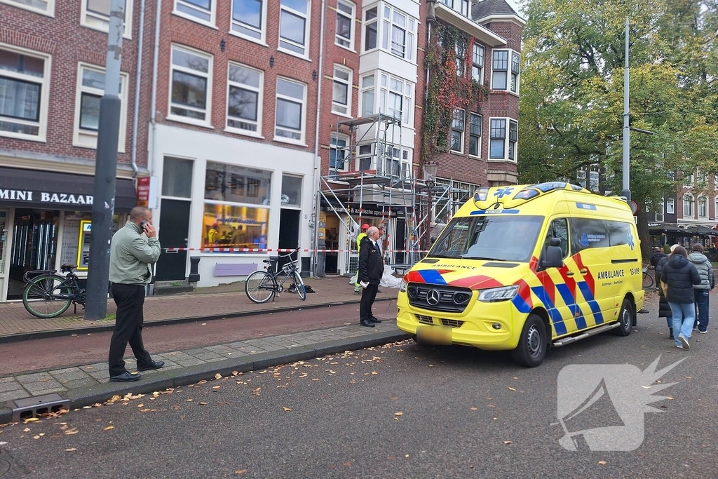 Werknemer valt van steiger bij werkzaamheden