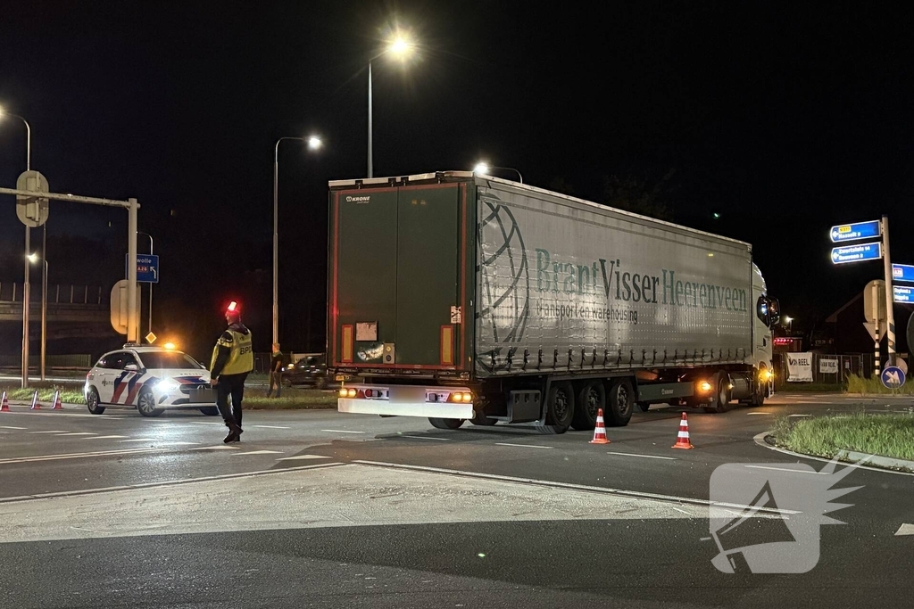 Vrachtwagenpech veroorzaakt verkeershinder