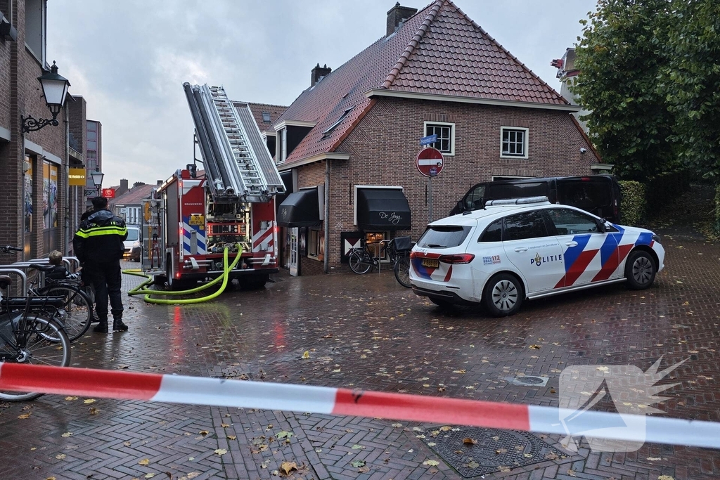 Brand bij visboer zorgt voor opschaling