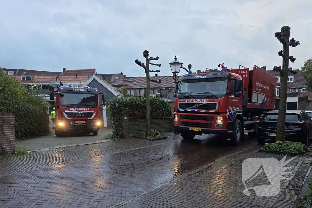 Brand bij visboer zorgt voor opschaling
