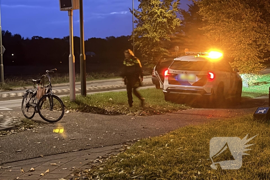 fietser gewond na aanrijding met auto