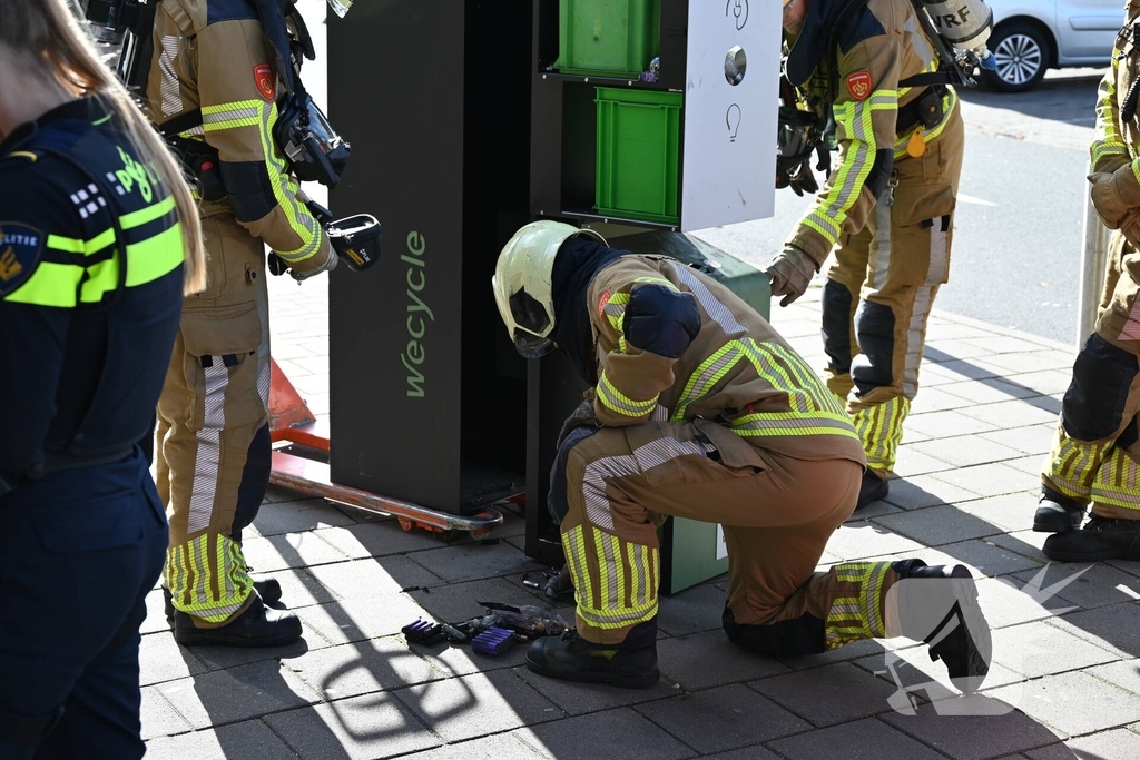 Brand in winkel door elektrisch apparaat