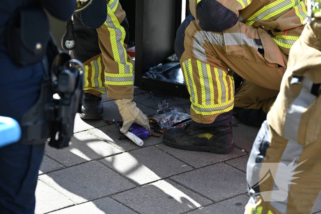 Brand in winkel door elektrisch apparaat