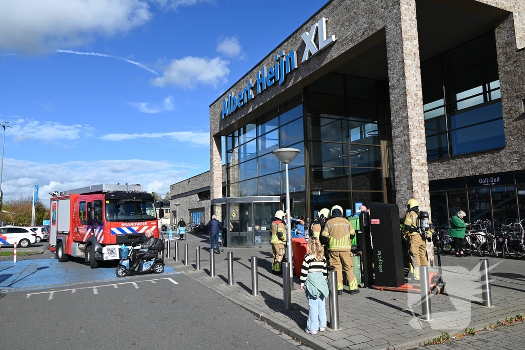 Brand in winkel door elektrisch apparaat