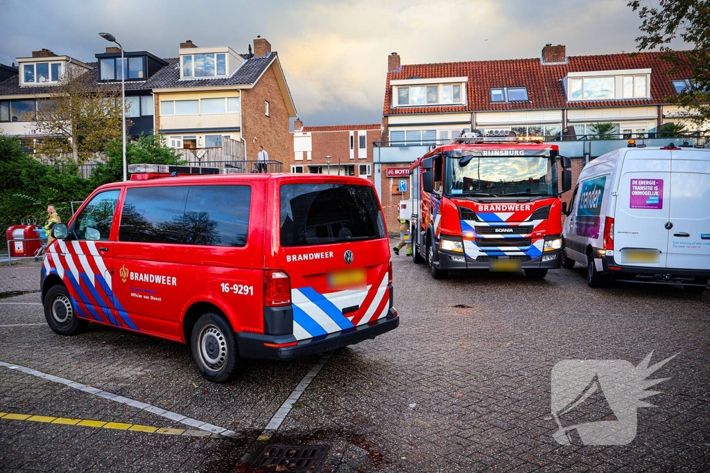 Omgeving afgezet door gaslekkage