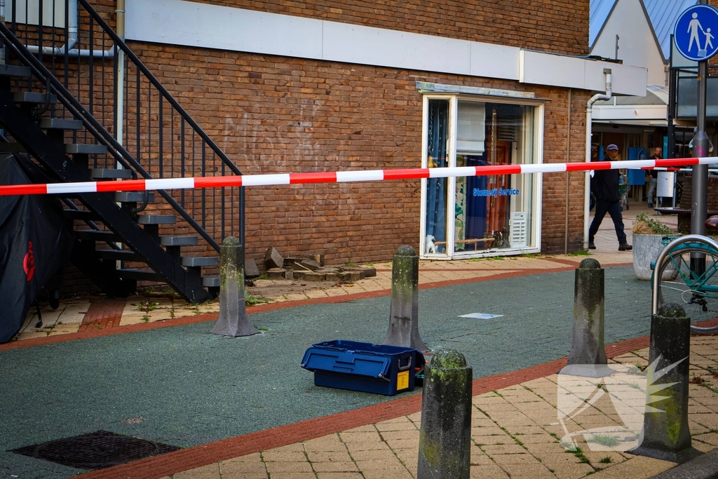 Omgeving afgezet door gaslekkage