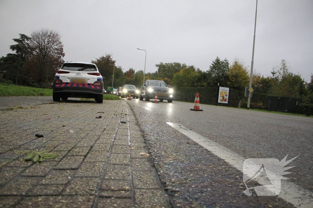 Verkeershinder door kop-staartaanrijding