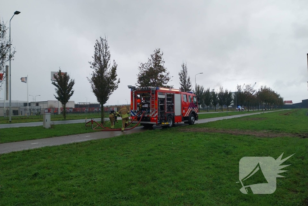 Grootschalige inzet bij industriebrand