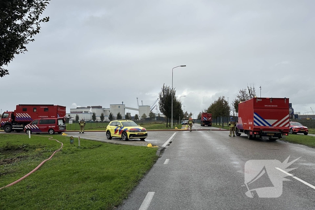 Grootschalige inzet bij industriebrand