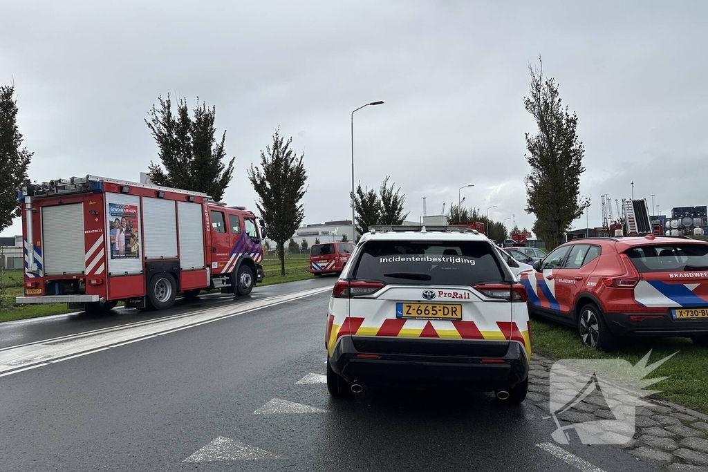 Grootschalige inzet bij industriebrand
