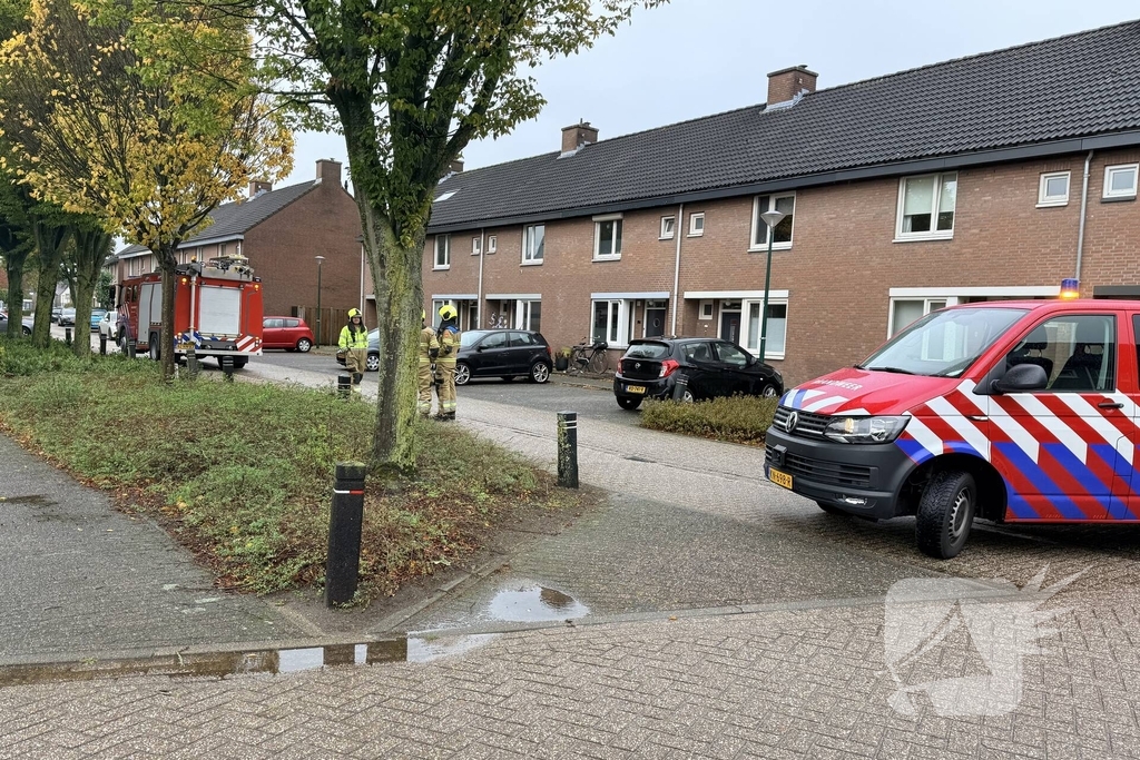 Hulpdiensten ingezet voor gaslekkage