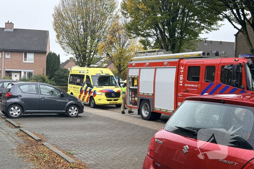 Hulpdiensten ingezet voor gaslekkage