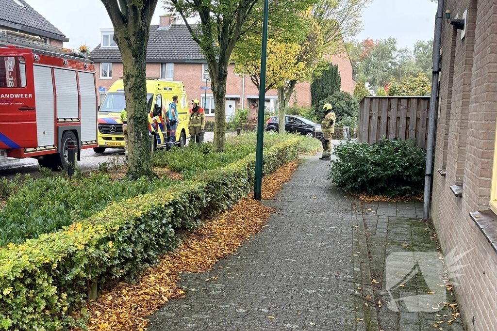 Hulpdiensten ingezet voor gaslekkage