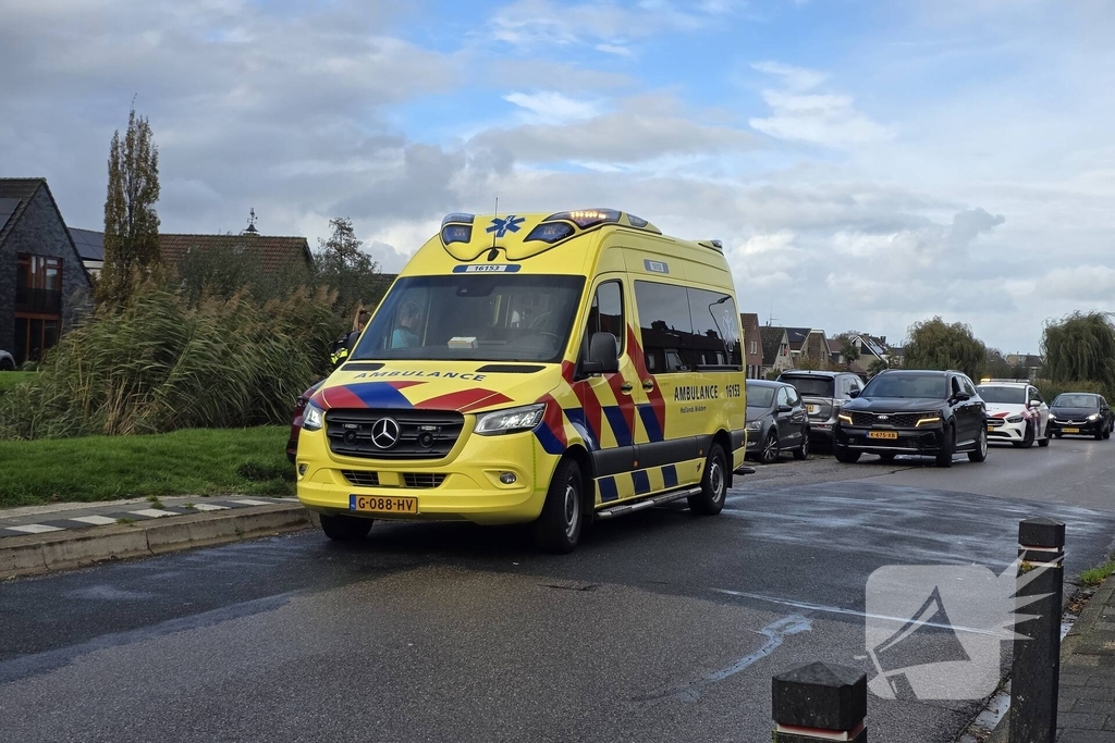 Automobilist ramt palen uit de grond